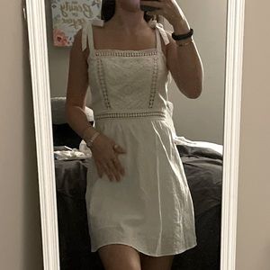 White dress for graduation 🤍
